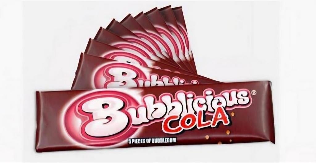 17 pakjes Bubblicious met cola-smaak, Overige supermarkten, Ophalen of Verzenden