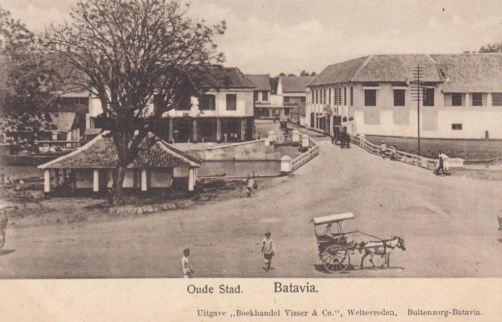 Ned.Indie - Batavia - Oude Stad, Verzamelen, Verzenden, 1920 tot 1940, Ongelopen, Buiten Europa