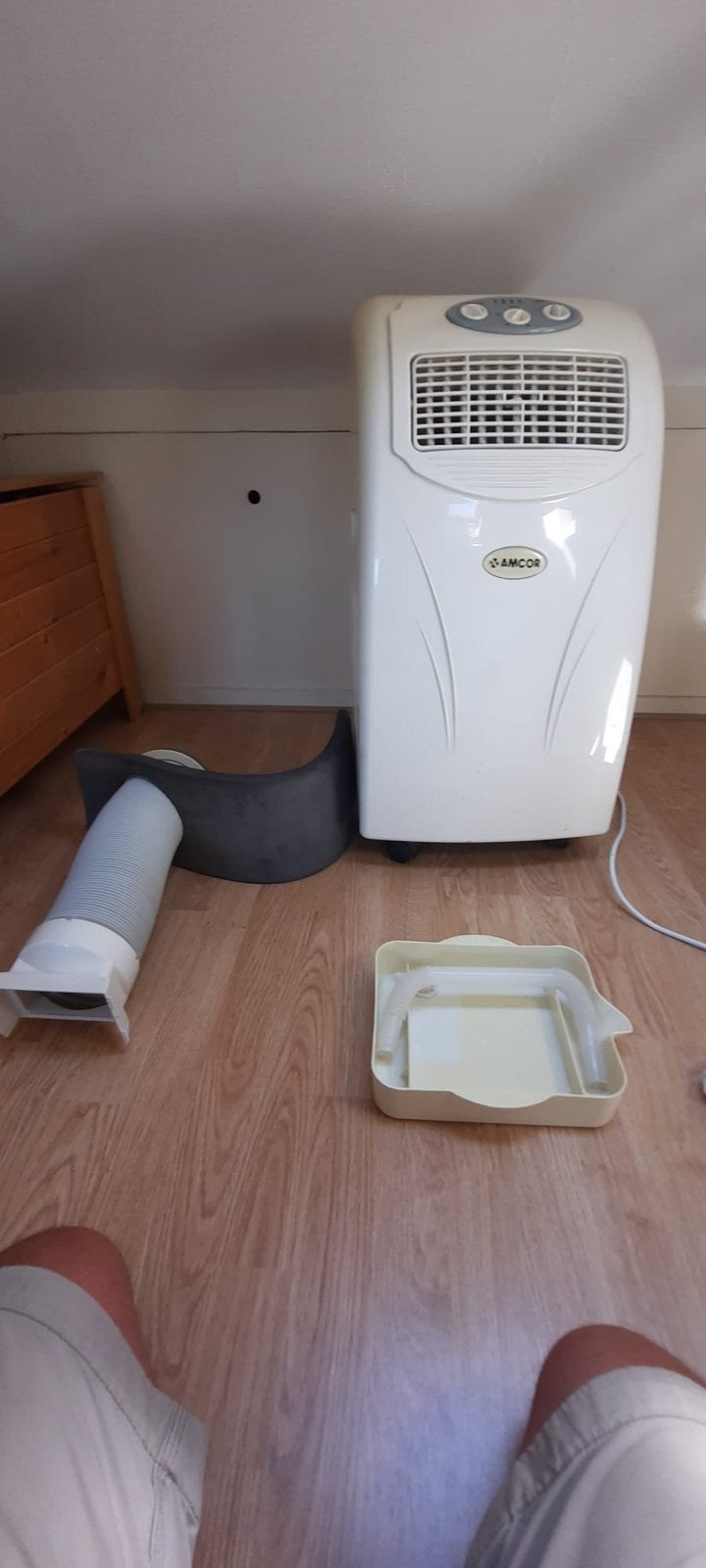 Amcor Mobiele Airco AC-10000M - Koelen en Ventileren, Witgoed en Apparatuur, Ophalen, Timer, Gebruikt, Minder dan 60 m³