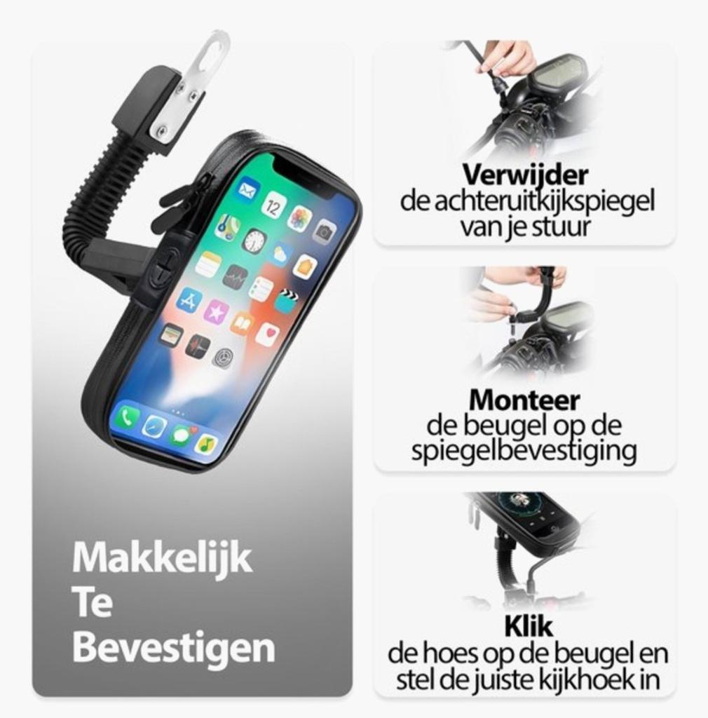 Xssive waterdichte houder telefoon, Ophalen of Verzenden, Nieuw, Motor