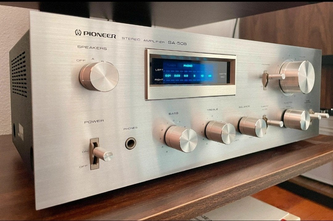 Pioneer SA-508 Stereo Versterker - Vintage Audio, Audio, Tv en Foto, Versterkers en Receivers, Gebruikt, Ophalen of Verzenden