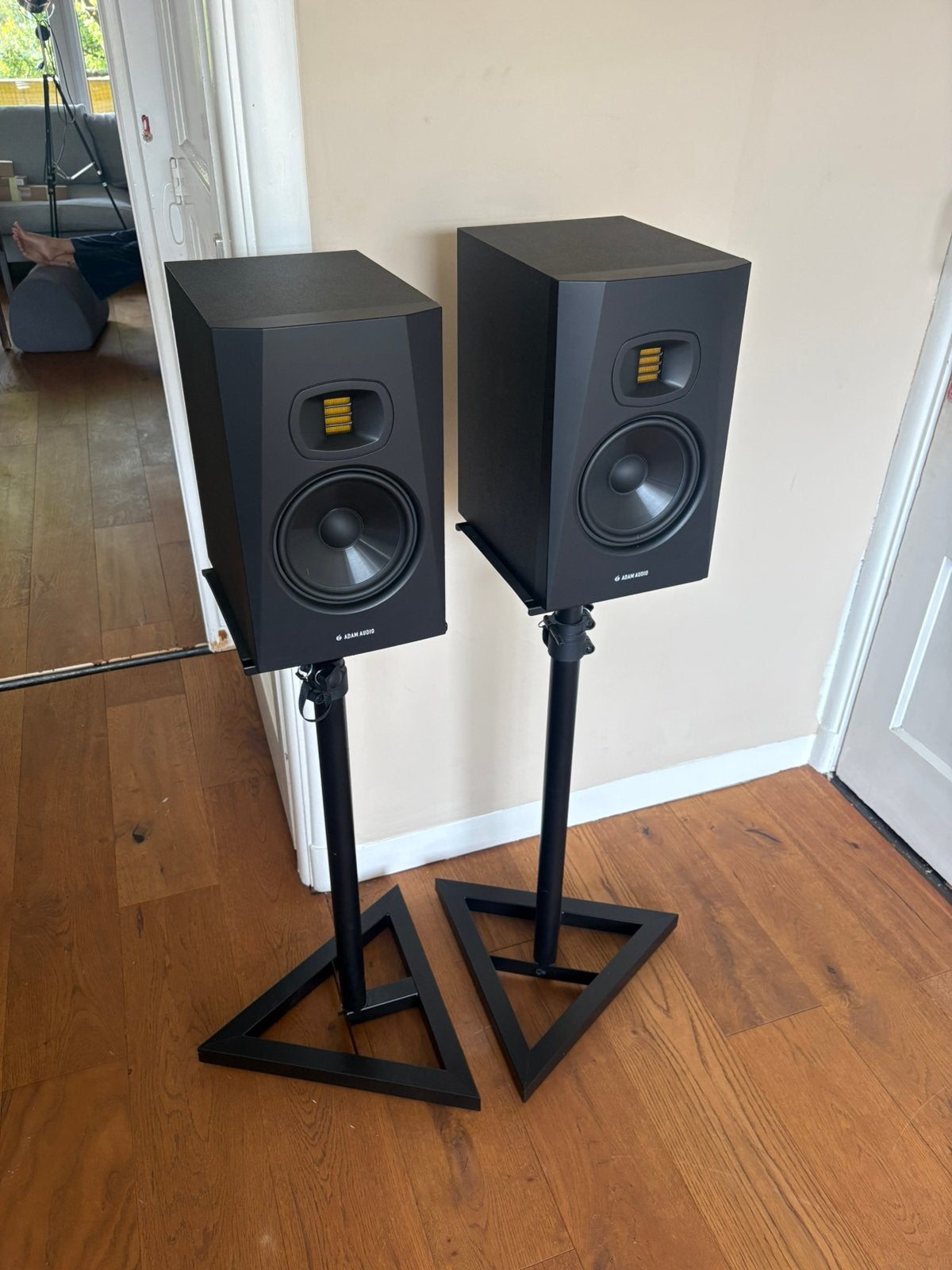 2 Adam Audio T7V’s met Audient iD4, Ophalen, Zo goed als nieuw