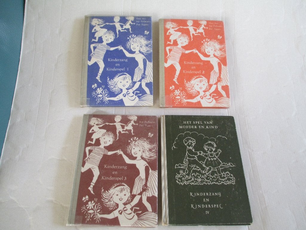 4 delen kinderzang em kinderspel - kes/pollmann/tiggers, Boeken, Muziek, Ophalen of Verzenden, Gelezen, Artiest