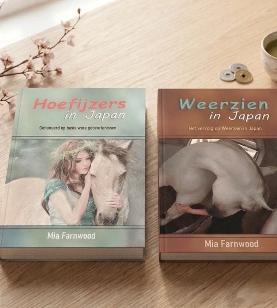 2-delige set Hoefijzers in Japan     en Weerzien in Japan, Boeken, Biografieën, Ophalen of Verzenden, Nieuw