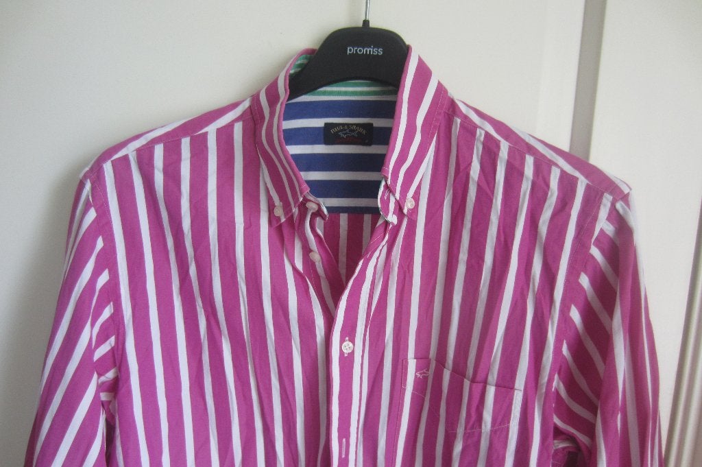 Paul & Shark heren overhemd - maat 41, Kleding | Heren, Ophalen of Verzenden, Zo goed als nieuw, Halswijdte 41/42 (L), Paul & Shark