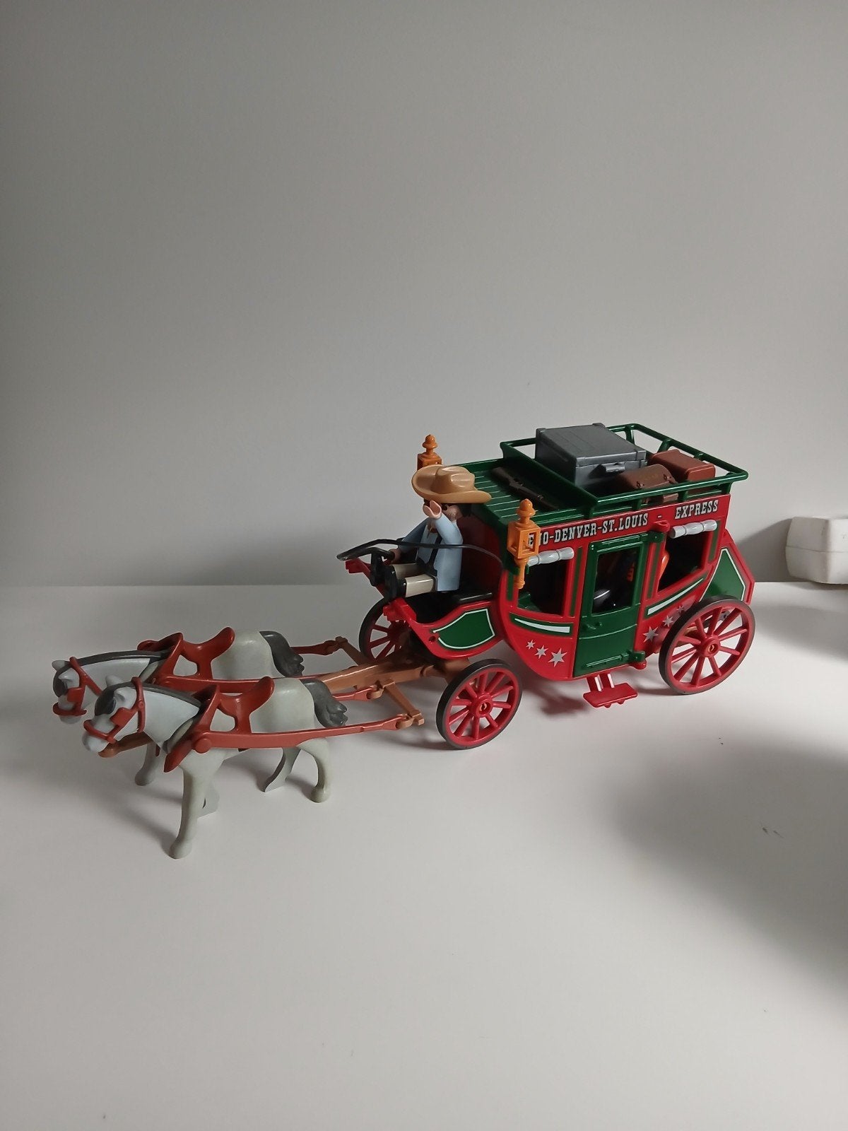 Playmobil Western Postkoets met paarden en koetsier, Ophalen of Verzenden, Zo goed als nieuw, Jongen of Meisje