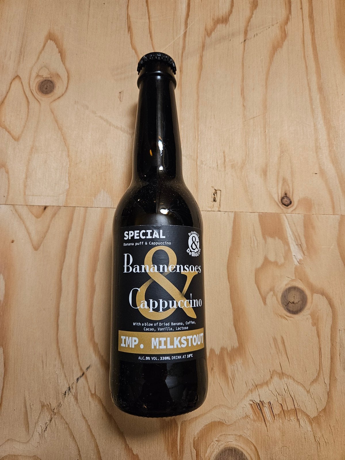 Brouwwrij de Molen bananensoes & Cappuccino Imperial Milksto, Verzamelen, Biermerken, Ophalen