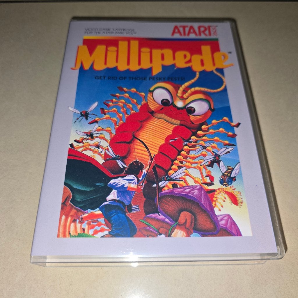 Millipede Atari 2600 Game Case, Spelcomputers en Games, Avontuur en Actie, Verzenden, 1 speler, Zo goed als nieuw