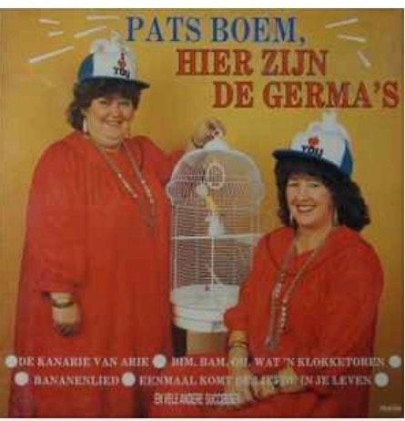 Pats Boem, Hier Zijn De Germa's -lp, Ophalen of Verzenden, Gebruikt, 12 inch, Levenslied of Smartlap