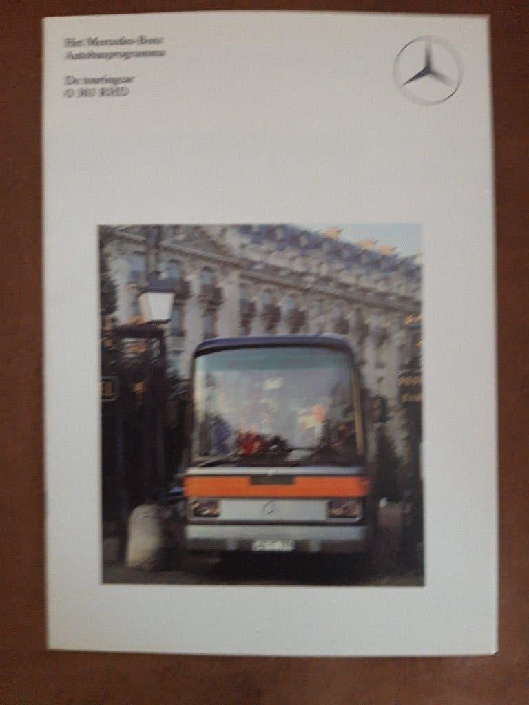 folder Mercedes-Benz O303 RHD touringcar - Nederlands, 2000, Autobus, Zo goed als nieuw, Mercedes, Ophalen of Verzenden