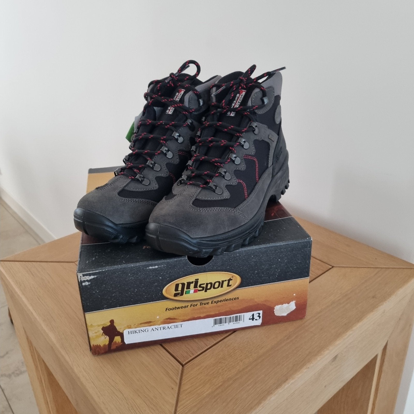 Nieuwe Grisport Wandelschoenen Maat 43 - Hiking Antraciet, Ophalen of Verzenden, Nieuw, Schoenen