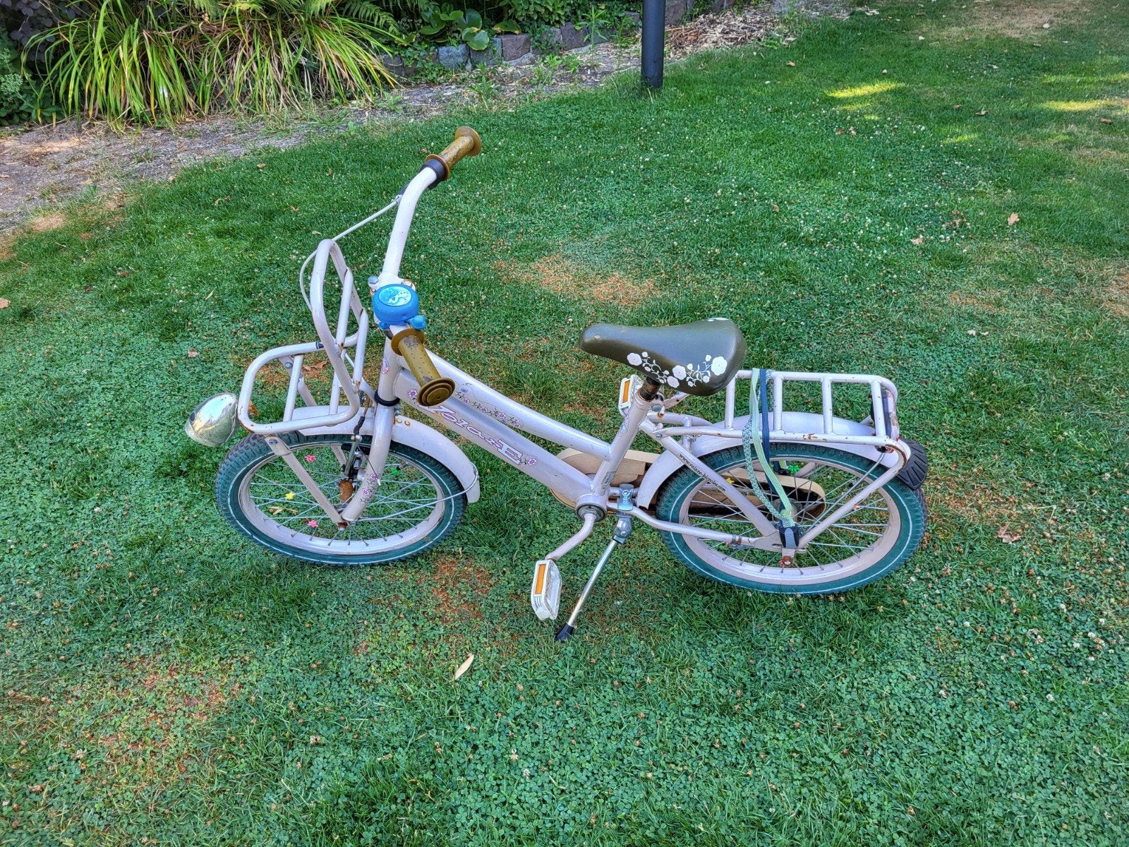 Kinderfiets 18 inch met gebruikssporen, Ophalen, Hercules, Velgrem, 16 tot 20 inch
