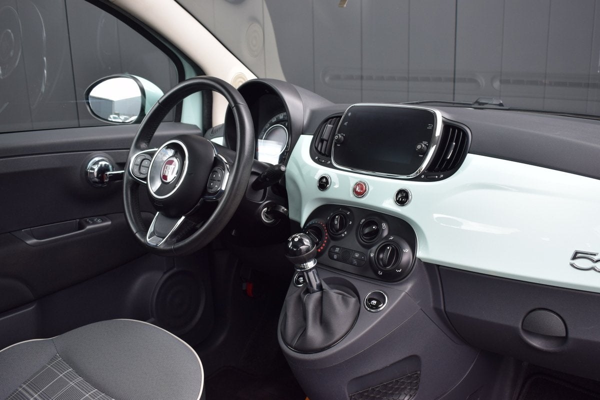 Fiat 500 0.9 TwinAir Turbo Lounge Panoramadak | Airco | Full, Voorwielaandrijving, Gebruikt, Met garantie (alle), 905 kg
