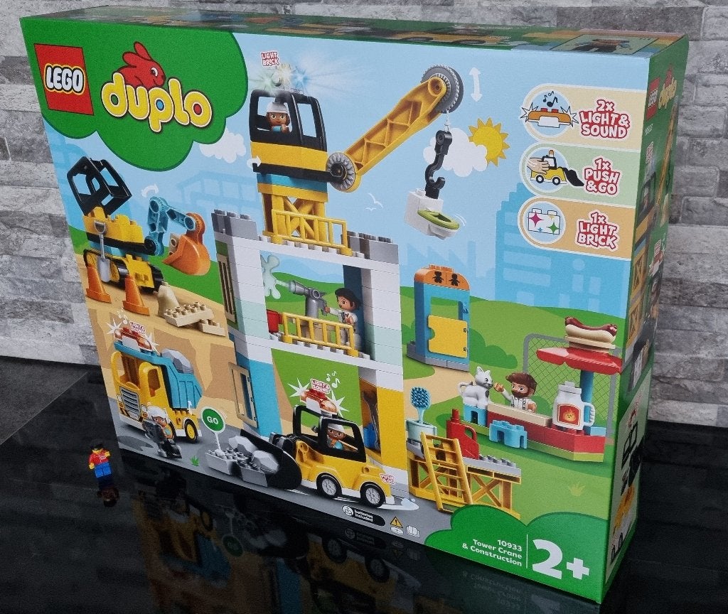 *NIEUW* Lego 10933 Duplo Torenkraan & Bouwterrein, Ophalen, Overige thema's, Nieuw, Duplo