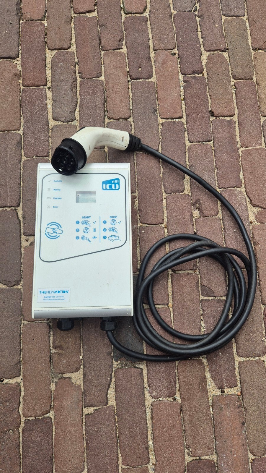 ICU Compact Laadpaal 16A 3-fase met vaste kabel, Ophalen of Verzenden, Gebruikt, Laadpaal en Laadkabel