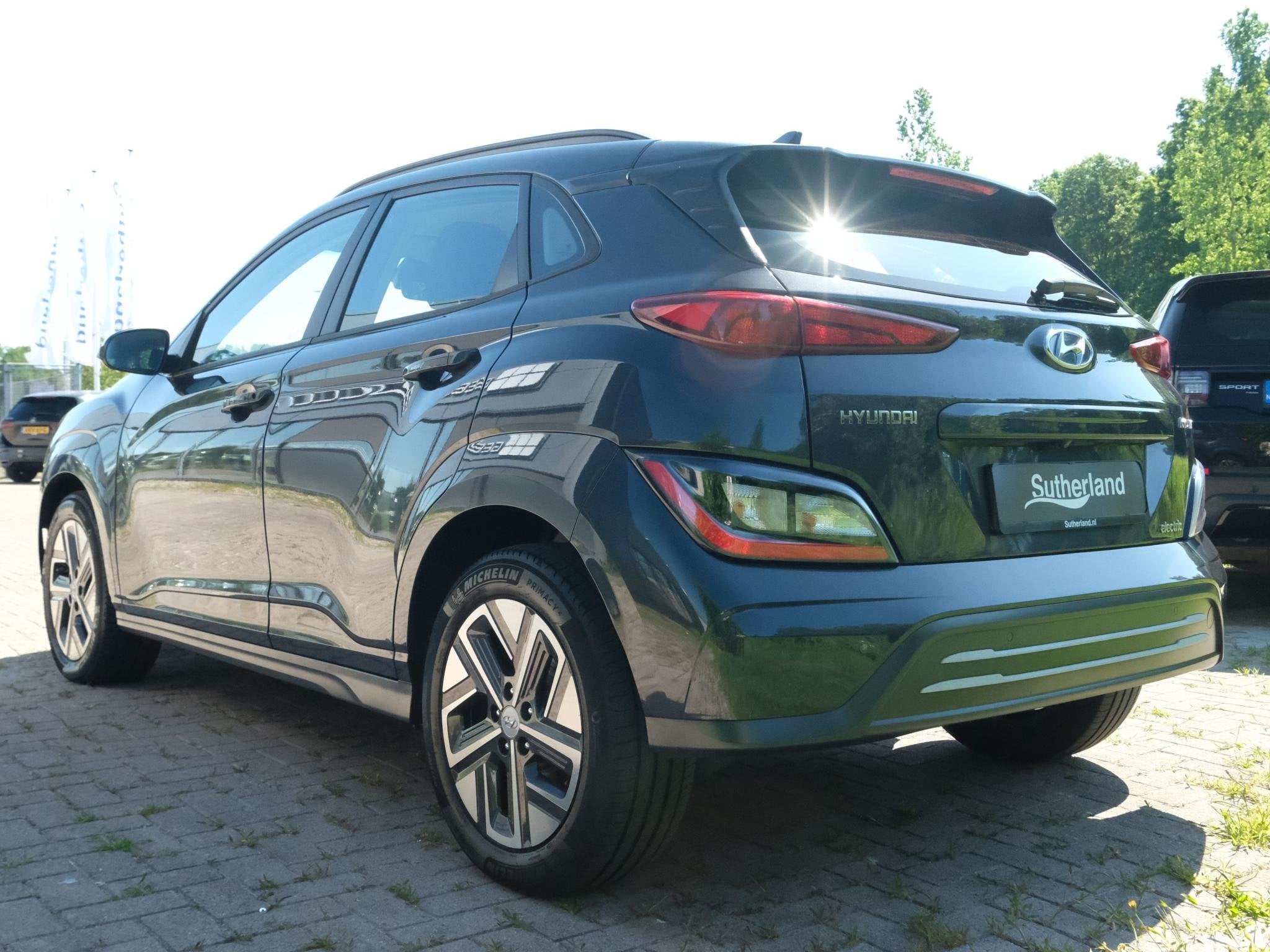 Hyundai Kona EV Fashion 64 kWh | 204 PK | SOH 95% | Adaptive, Auto's, Stof, Gebruikt, Overige kleuren, 204 pk