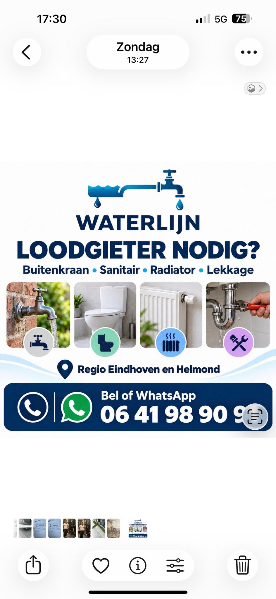 Loodgieter, Installatie