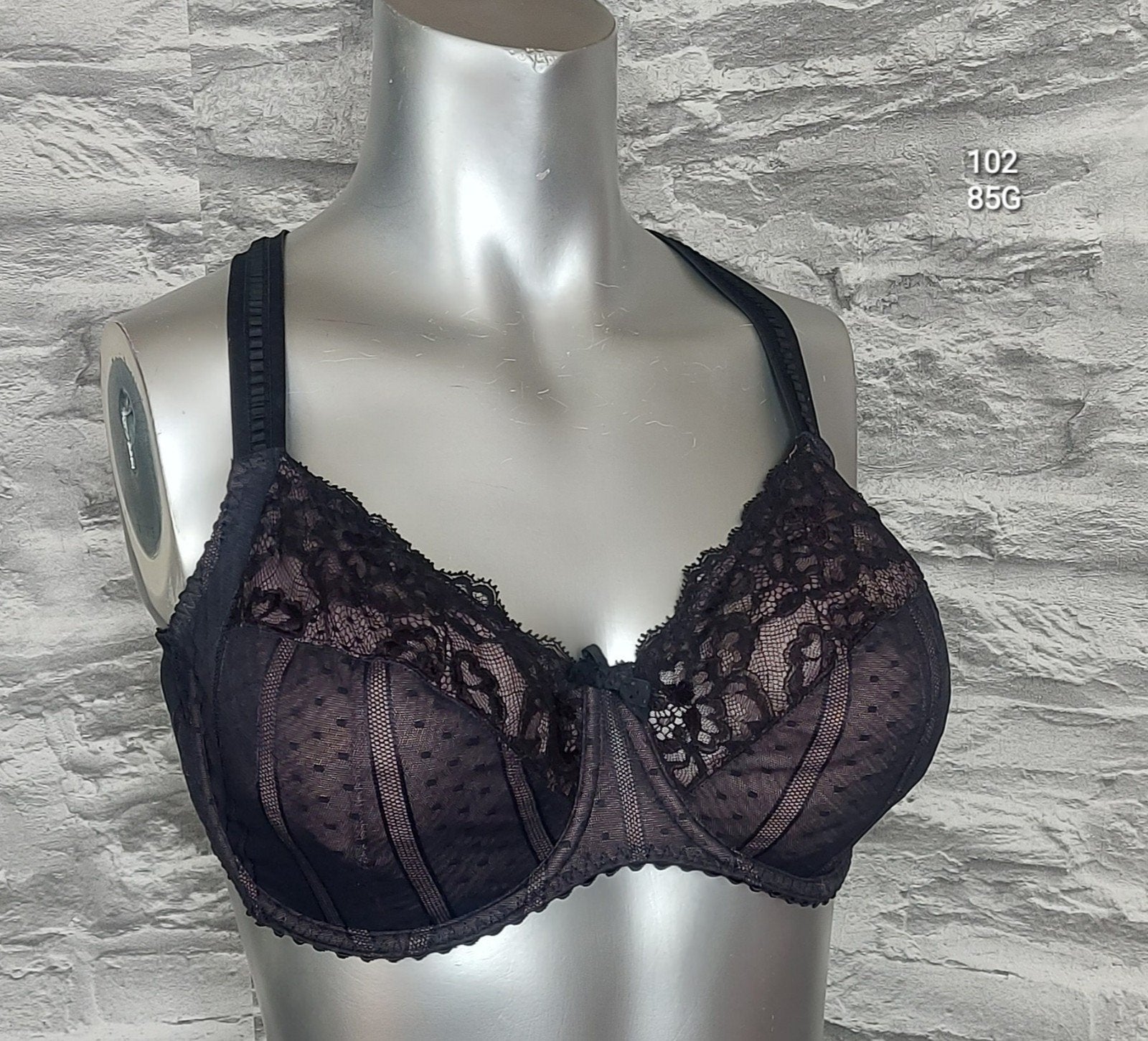 Prima Donna "Couture" BH - Zwart met kant en stippen (85G), Prima Donna, Ophalen of Verzenden, Zwart, BH