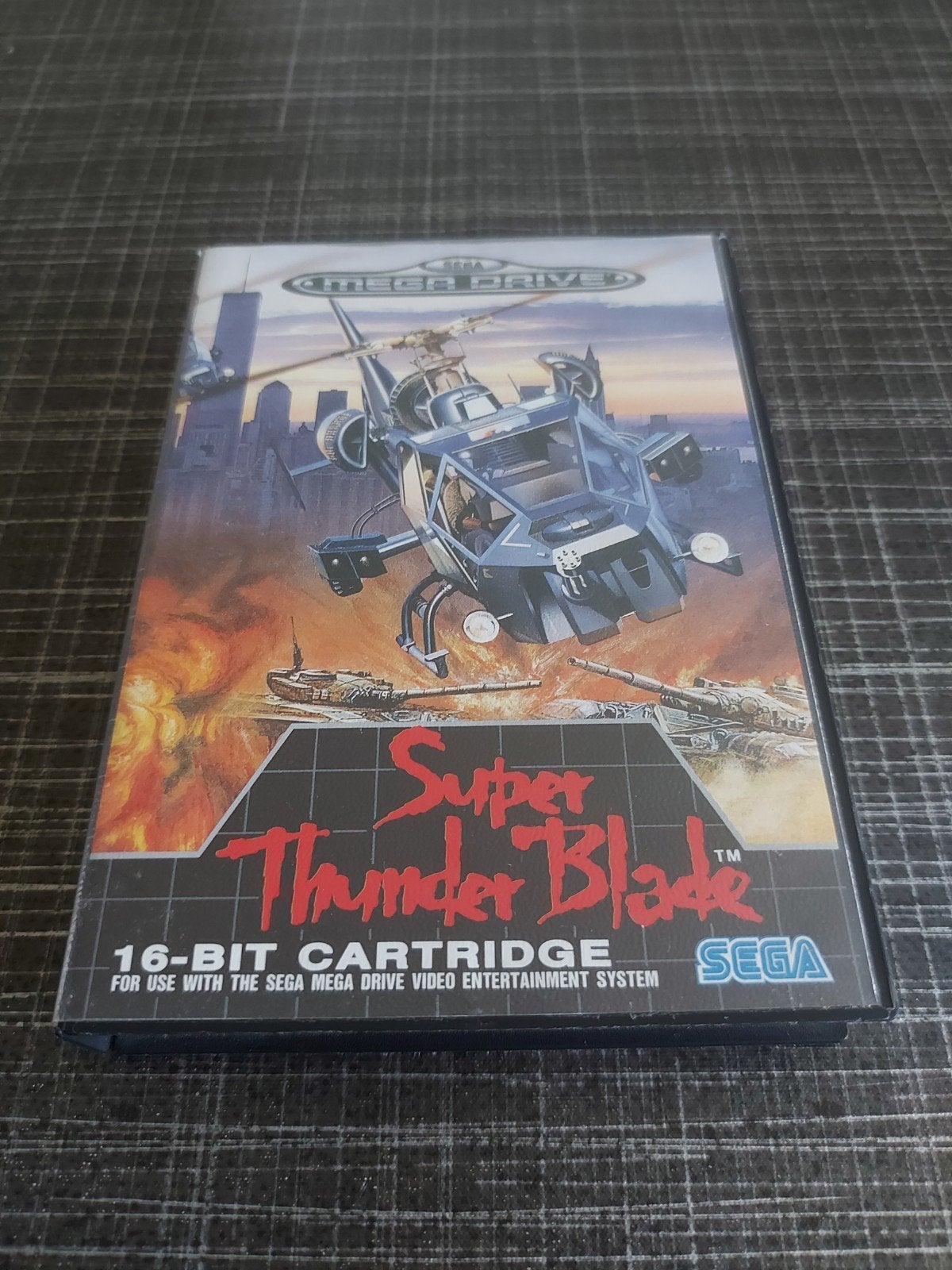 Super Thunder Blade - Sega Mega Drive (Compleet), Spelcomputers en Games, Gebruikt, Shooter, 1 speler, Ophalen of Verzenden