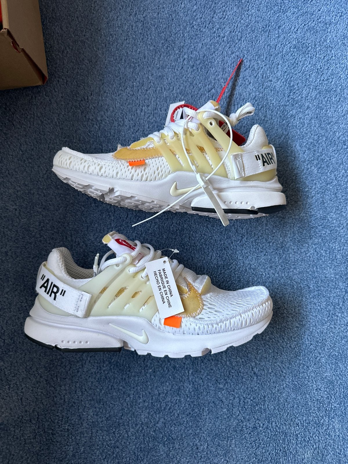 Nike x off white air prest wit NIEUW, Wit, Nieuw, Ophalen of Verzenden, Sneakers of Gympen