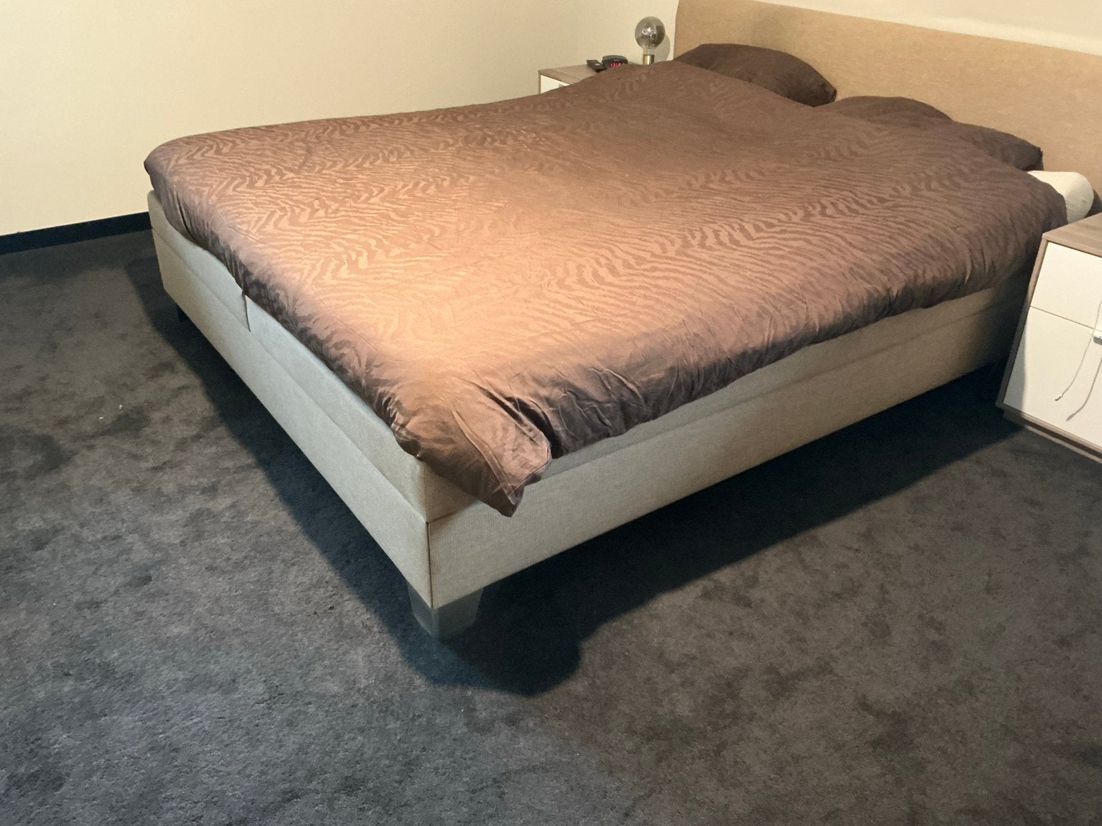 Waterbed 210x180 cm - Comfortabel en ruim hoofdboard 86cm, Huis en Inrichting, Slaapkamer | Waterbedden, Ophalen, Gebruikt, 210 cm