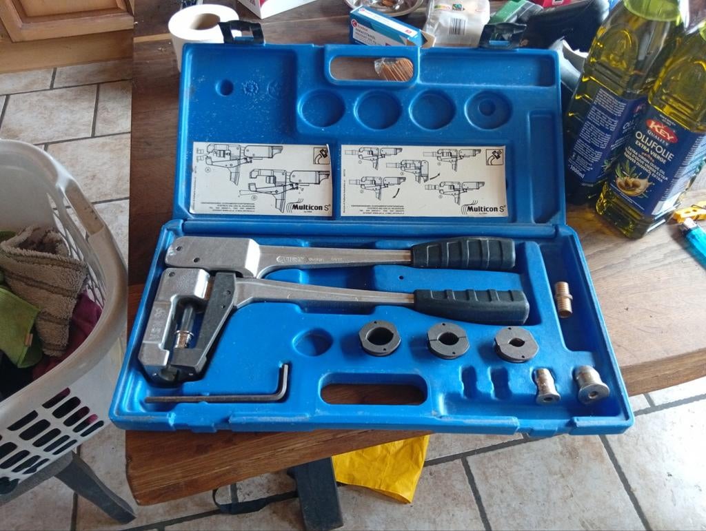 Multicon S Perstang Set in Koffer, Ophalen of Verzenden, Gebruikt