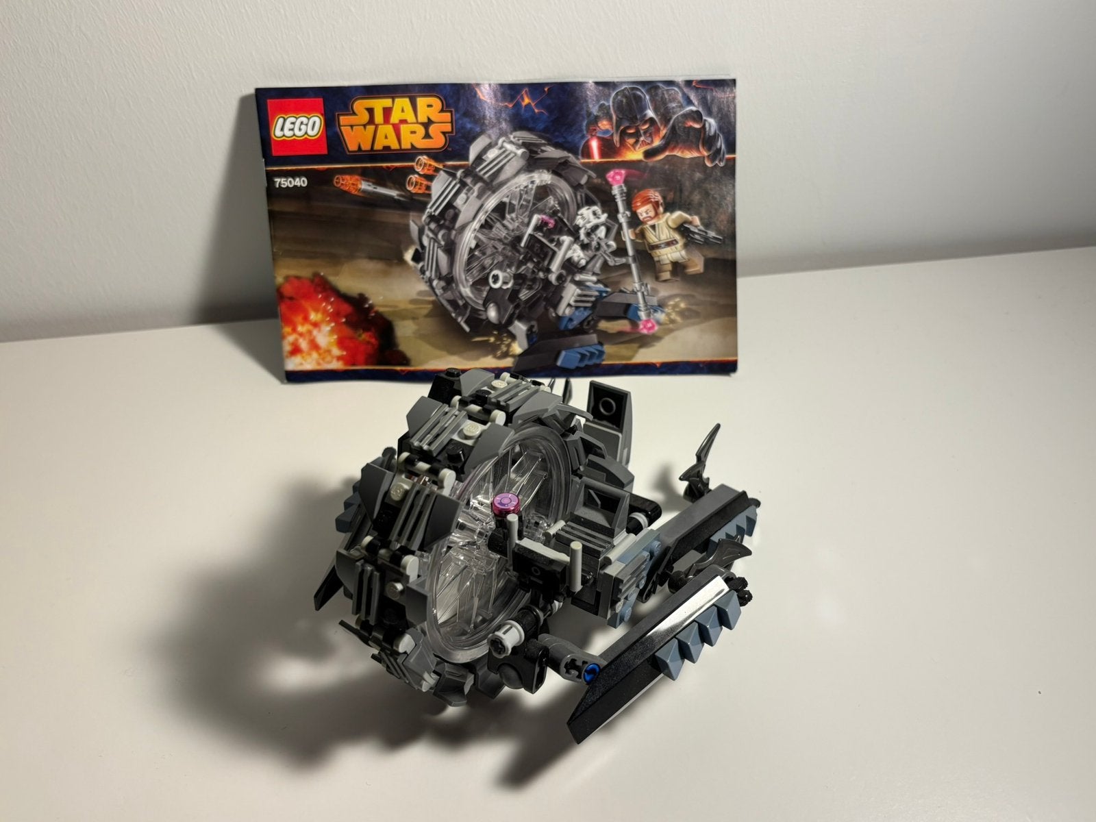 Lego star wars general grievous wheel bike 75040, Kinderen en Baby's, Ophalen of Verzenden, Zo goed als nieuw