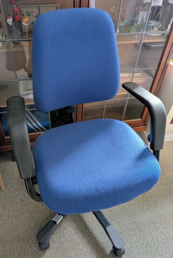 Bureaustoel, Huis en Inrichting, Ophalen, Zo goed als nieuw, Zwart