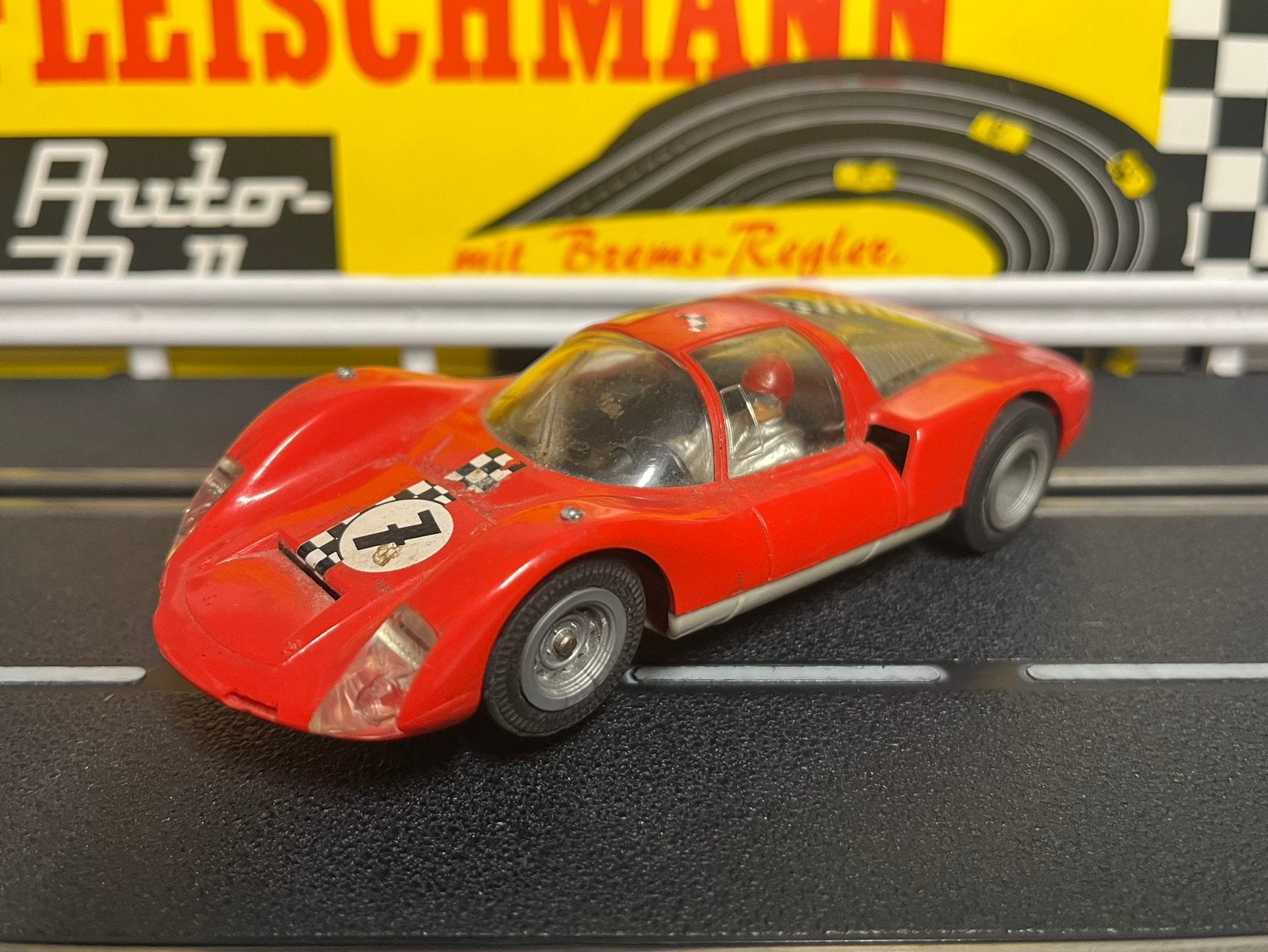Fleischmann Porsche Carrera 6 Slot Car, Ophalen of Verzenden, Gebruikt, Elektrisch, Fleischmann