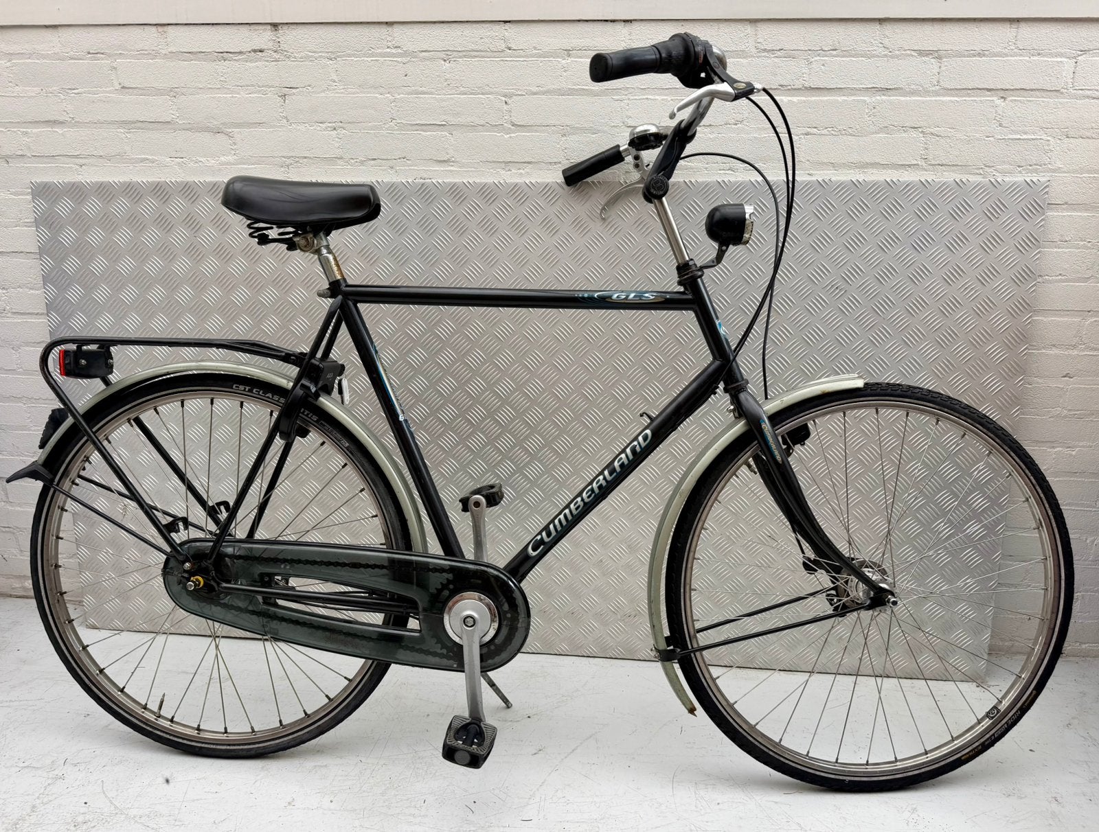 Herenfiets 7 versnellingen 60cm, Fietsen en Brommers, Fietsen | Heren | Herenfietsen, Gebruikt, 57 tot 61 cm, Trommelrem, Ophalen