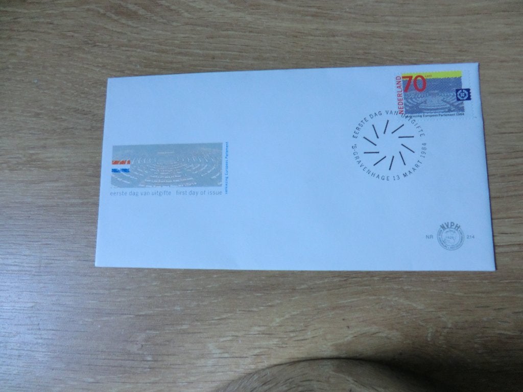 Eerste Dag Uitgifte Envelop - Europees Parlement 1984. 2,00, Postzegels en Munten, Ophalen, Envelop