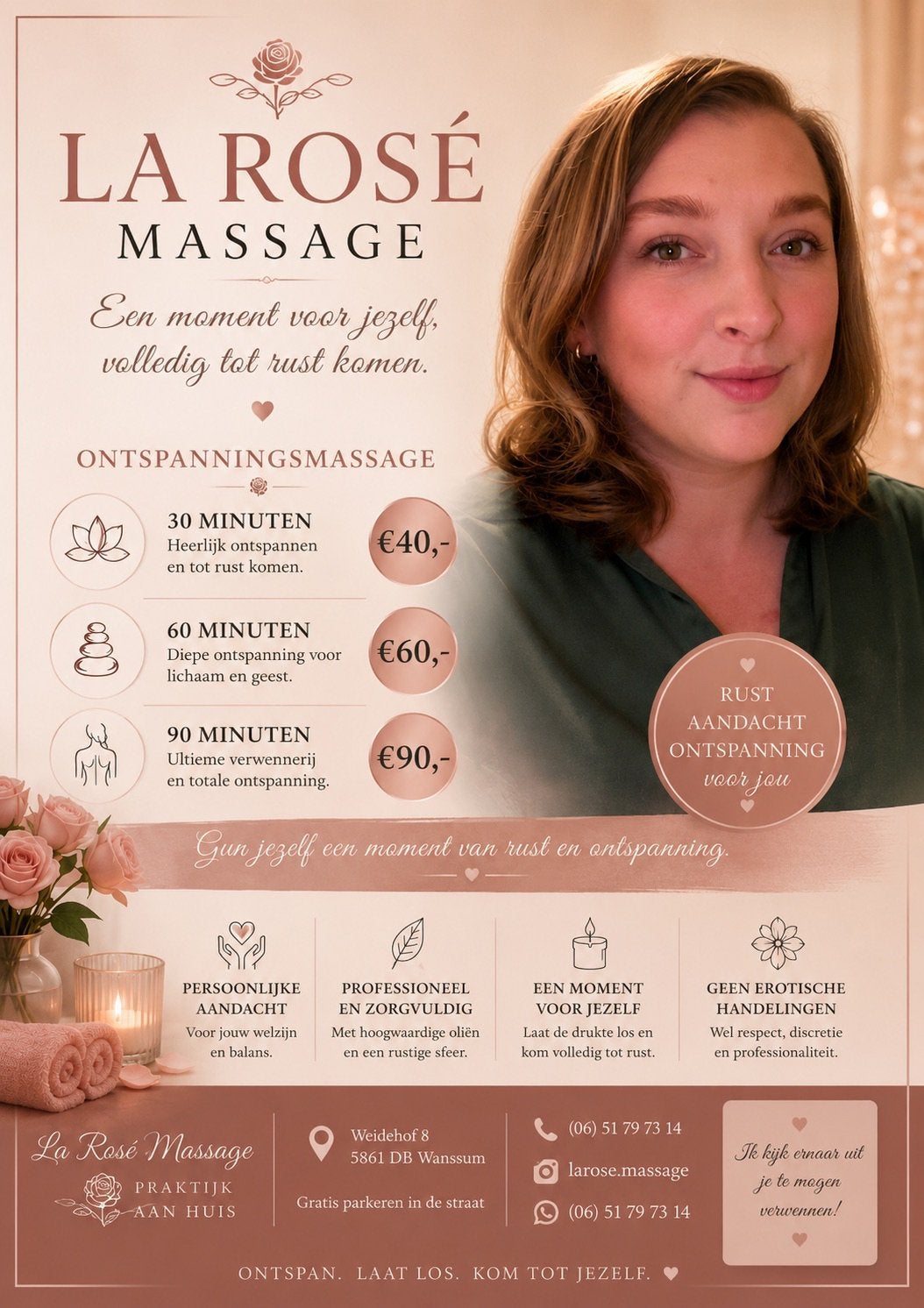 ✨ Ontspanningsmassage – Tijd voor jezelf ✨, Diensten en Vakmensen, Ontspanningsmassage