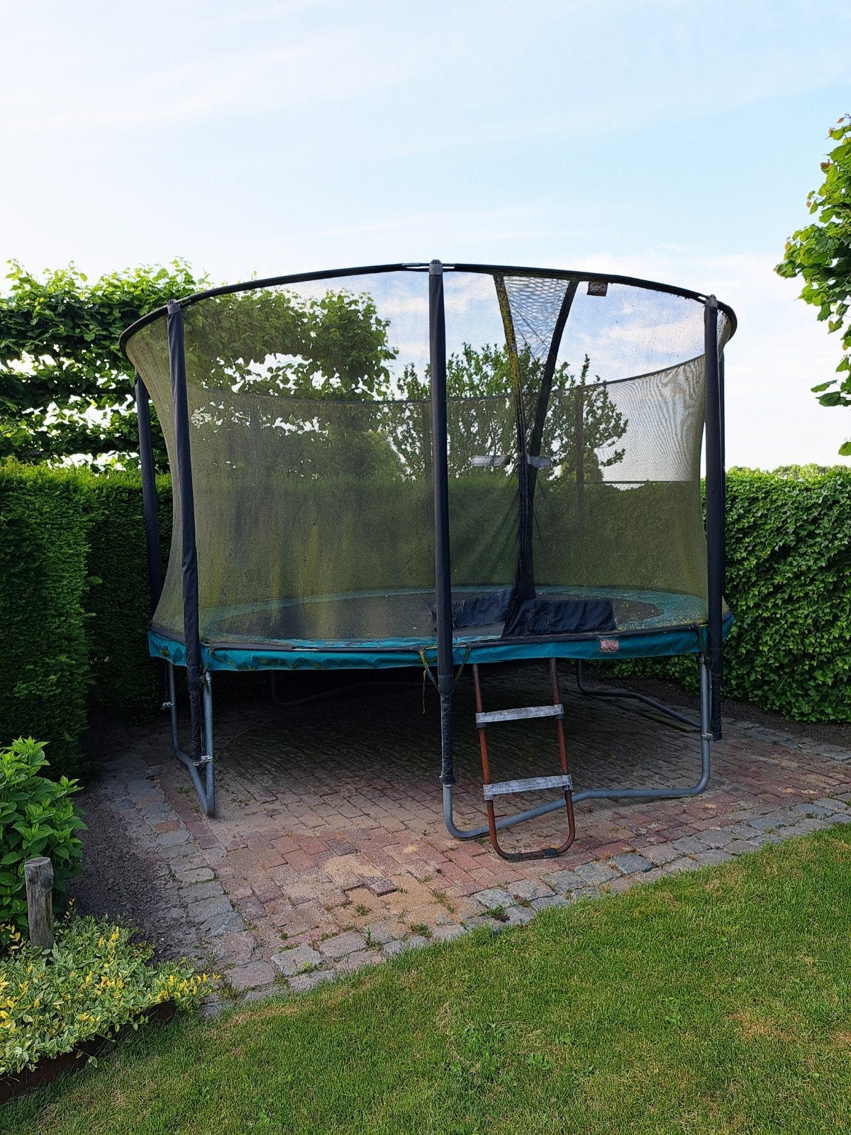 Berg champio 380 Trampoline, Ophalen, Gebruikt