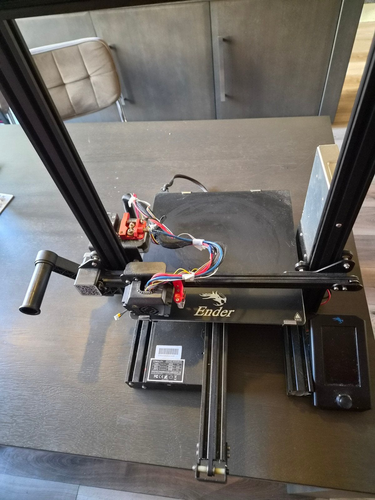 Creality Ender 3D-printer met accessoires en filament, Ophalen, Gebruikt, Filament, Creality
