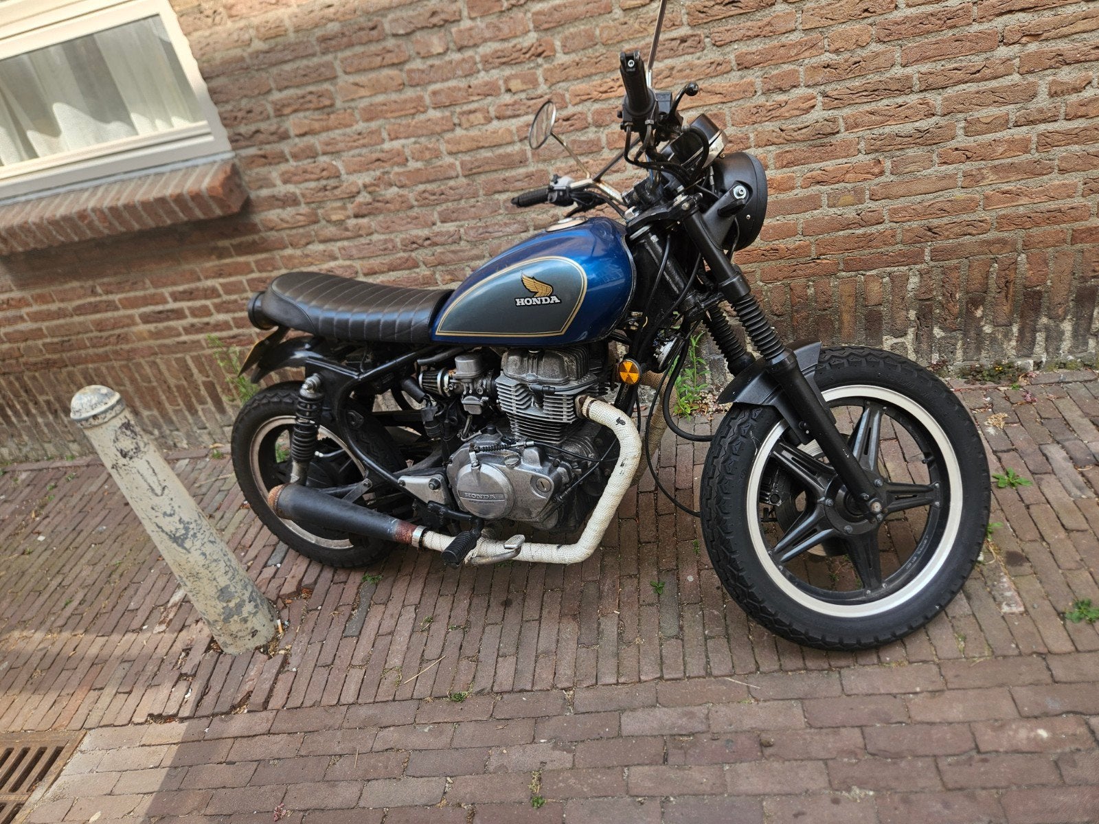 Honda CM 400 T, Ophalen, Gebruikt