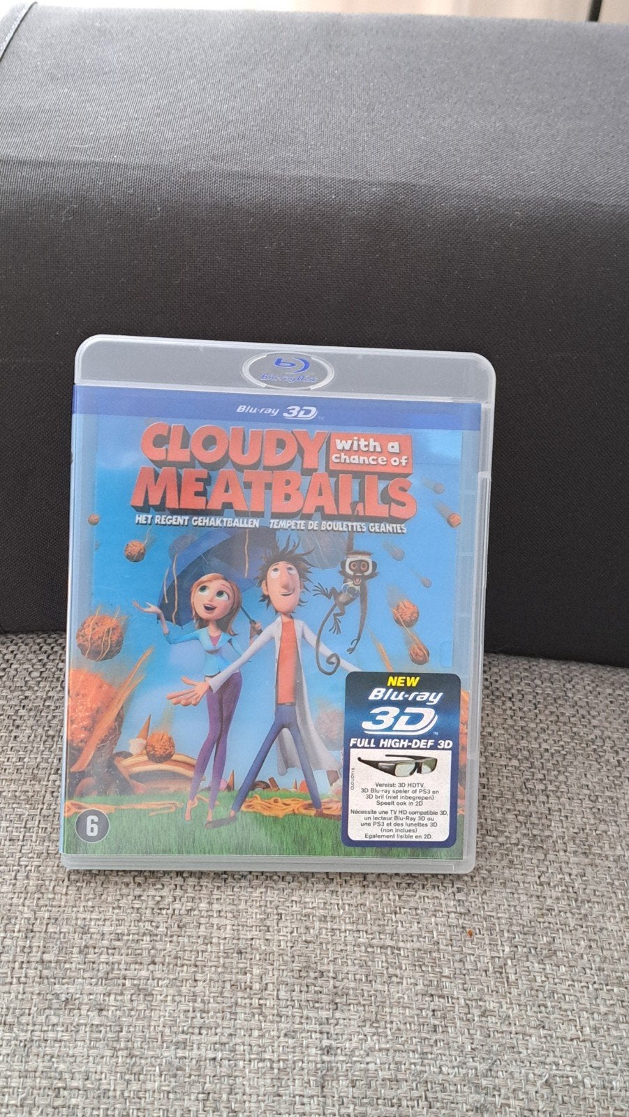Blu-ray  het regent gehaktballen   3D & 2D weergave, Nederlands, Film, Nederlands, Ophalen of Verzenden