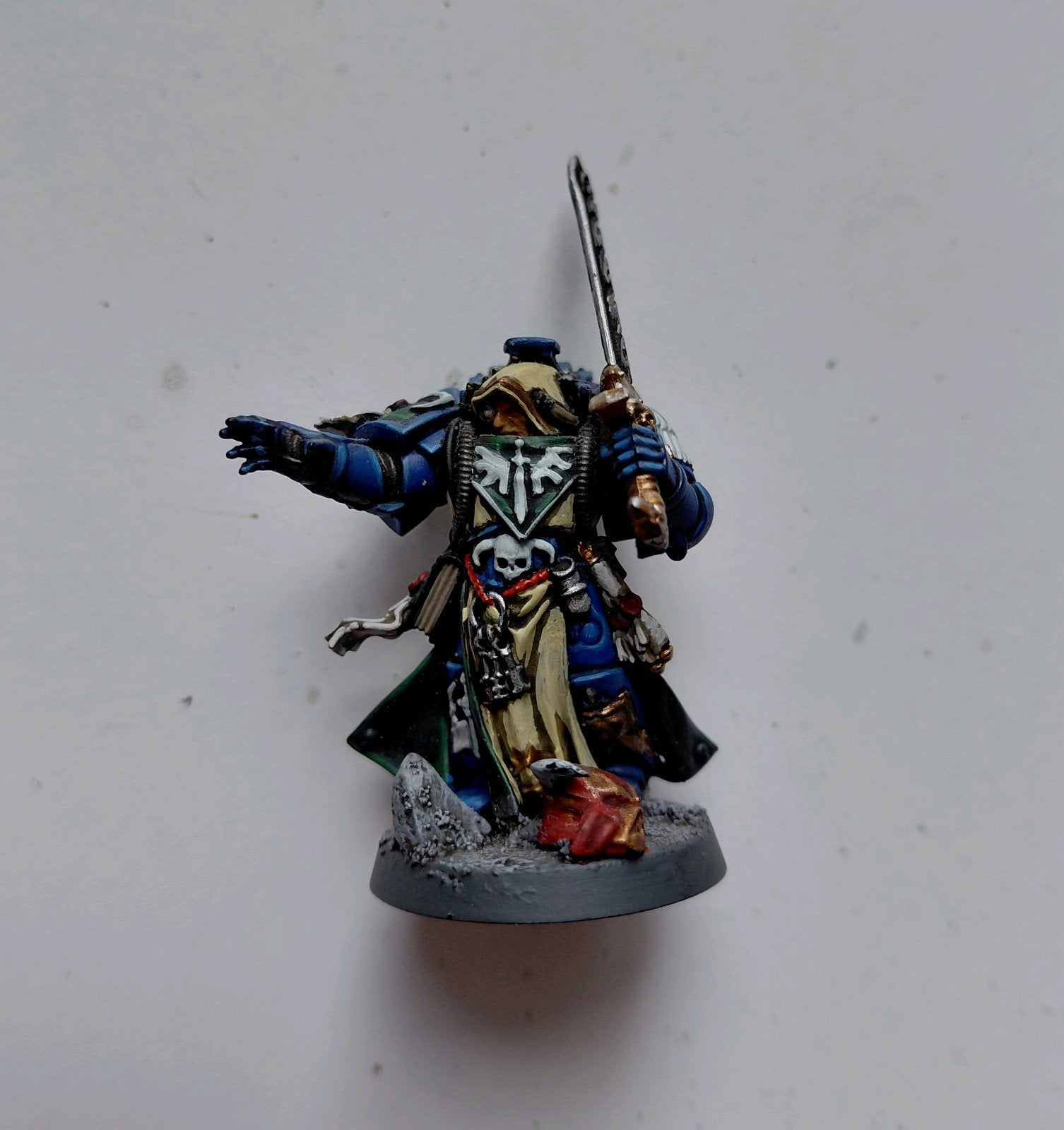 Warhammer 40k dark angles librarian captain turmiel, Figuurtje(s), Ophalen of Verzenden, Geverfd, Warhammer 40000