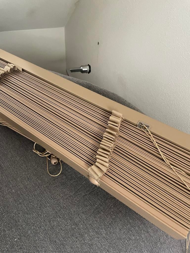2x Jaloezieën 120x175 cm, Ophalen, Gebruikt, Beige
