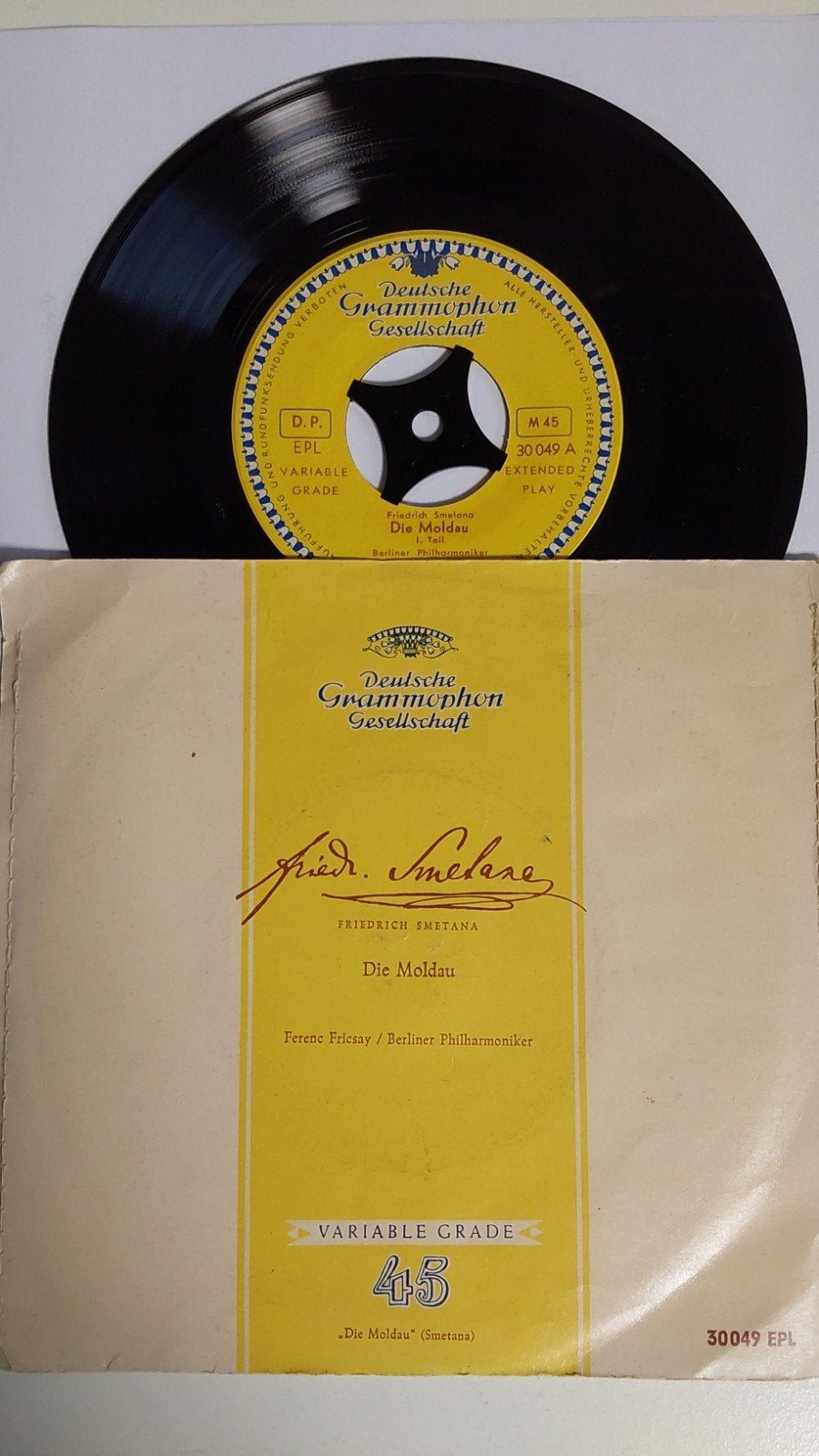 Friedrich Smetana - Die Moldau - Vinyl single, Ophalen, Gebruikt, Klassiek, 7 inch
