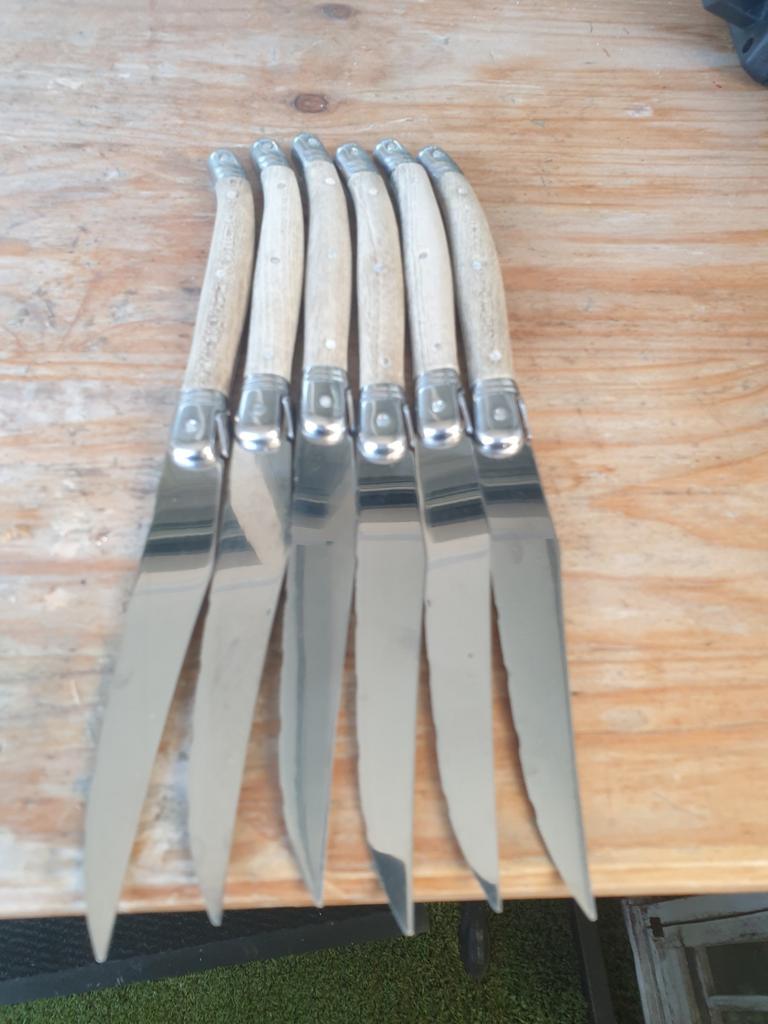 Te koop steakmessen, Ophalen of Verzenden, Nieuw, Rvs of Chroom