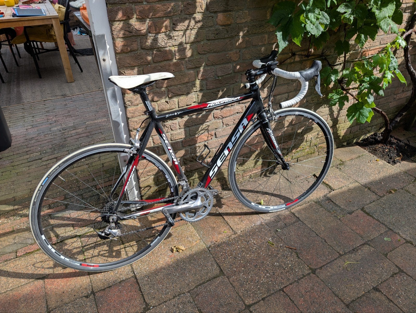 Sensa Romagna racefiets - Shimano 105 - Maat 54, 28 inch, Gebruikt, Aluminium, 15 tot 20 versnellingen