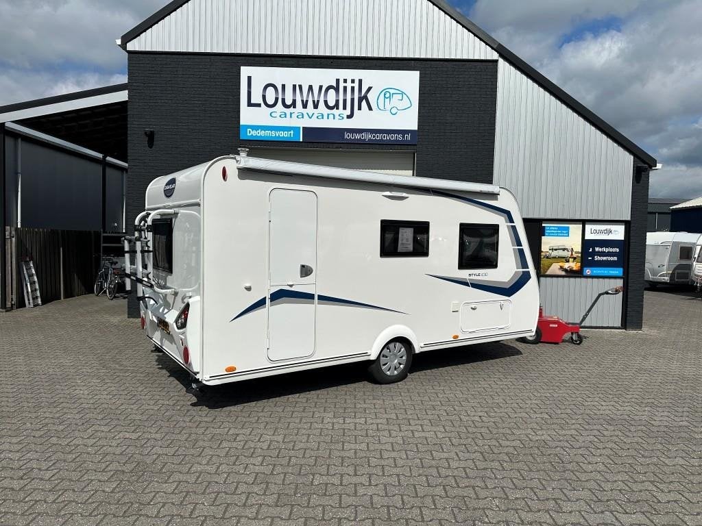 CARAVELAIR Style 430 ’22 (Vastbed 205cm, Treinzit), Vast bed, Bedrijf, Hlouwdijk@ziggo.nl, Louwdijk Caravans