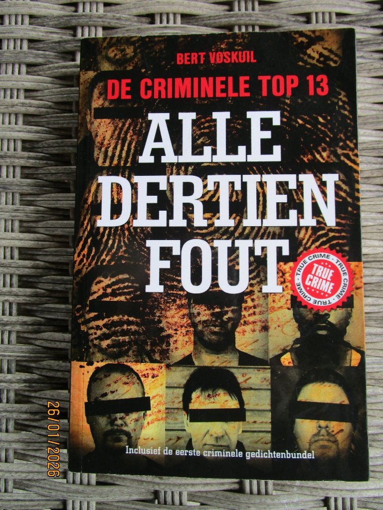 De Criminele Top 13: Alle Dertien Fout - Bert Voskuil, Boeken, Ophalen of Verzenden, Gelezen, Bert Voskuil