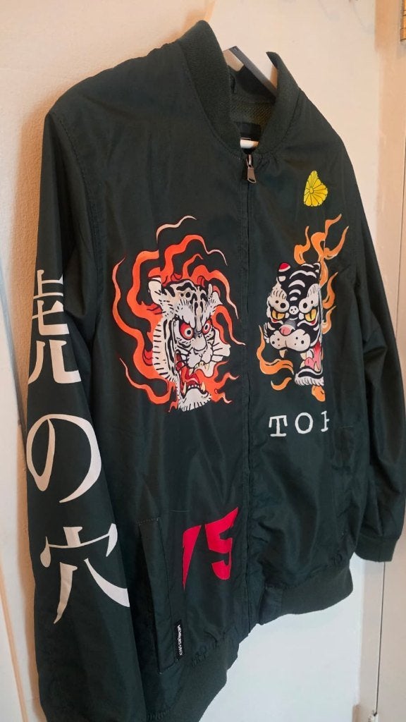 Members Only Tora Fire Tigers Varsity - Bomberjack (NIEUW), Nieuw, Members Only, Ophalen of Verzenden, Groen