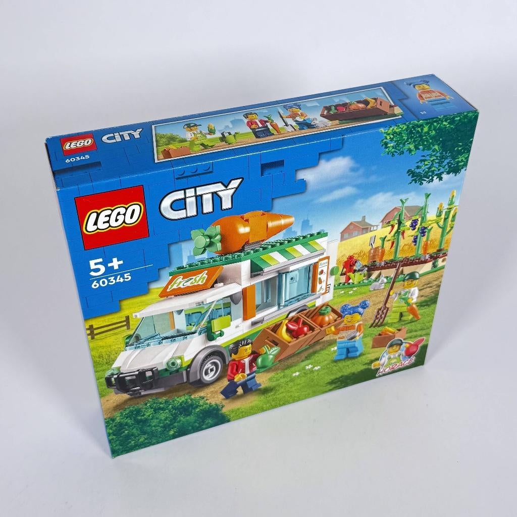 LEGO City 60345 Boerenmarkt Bus – Nieuw, Kinderen en Baby's, Speelgoed | Duplo en Lego, City, Lego, Nieuw, Ophalen of Verzenden