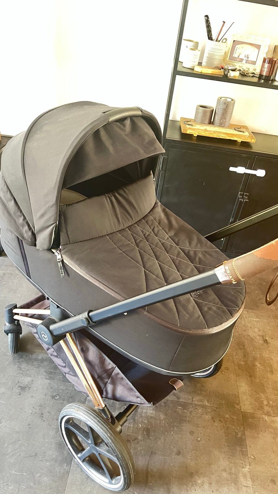 Cybex Priam Combiwagen met reiswieg en autostoeltje, Kinderen en Baby's, Kinderwagens en Combinaties, Gebruikt, Combiwagen, Met autostoeltje