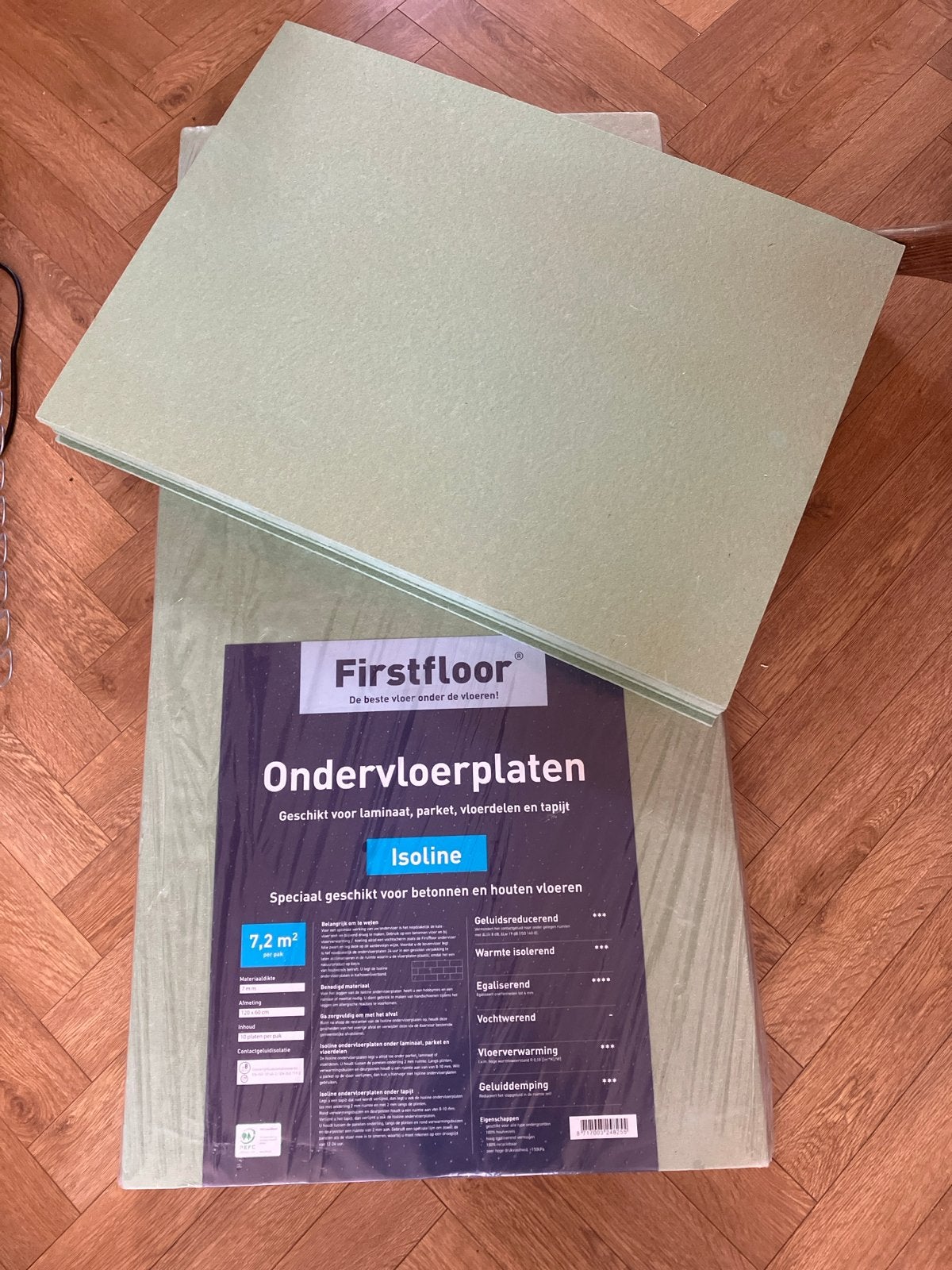 Firstfloor Isoline Ondervloerplaten, Doe-het-zelf en Verbouw, Ophalen, Overige materialen, 30 cm of meer, 50 tot 150 cm
