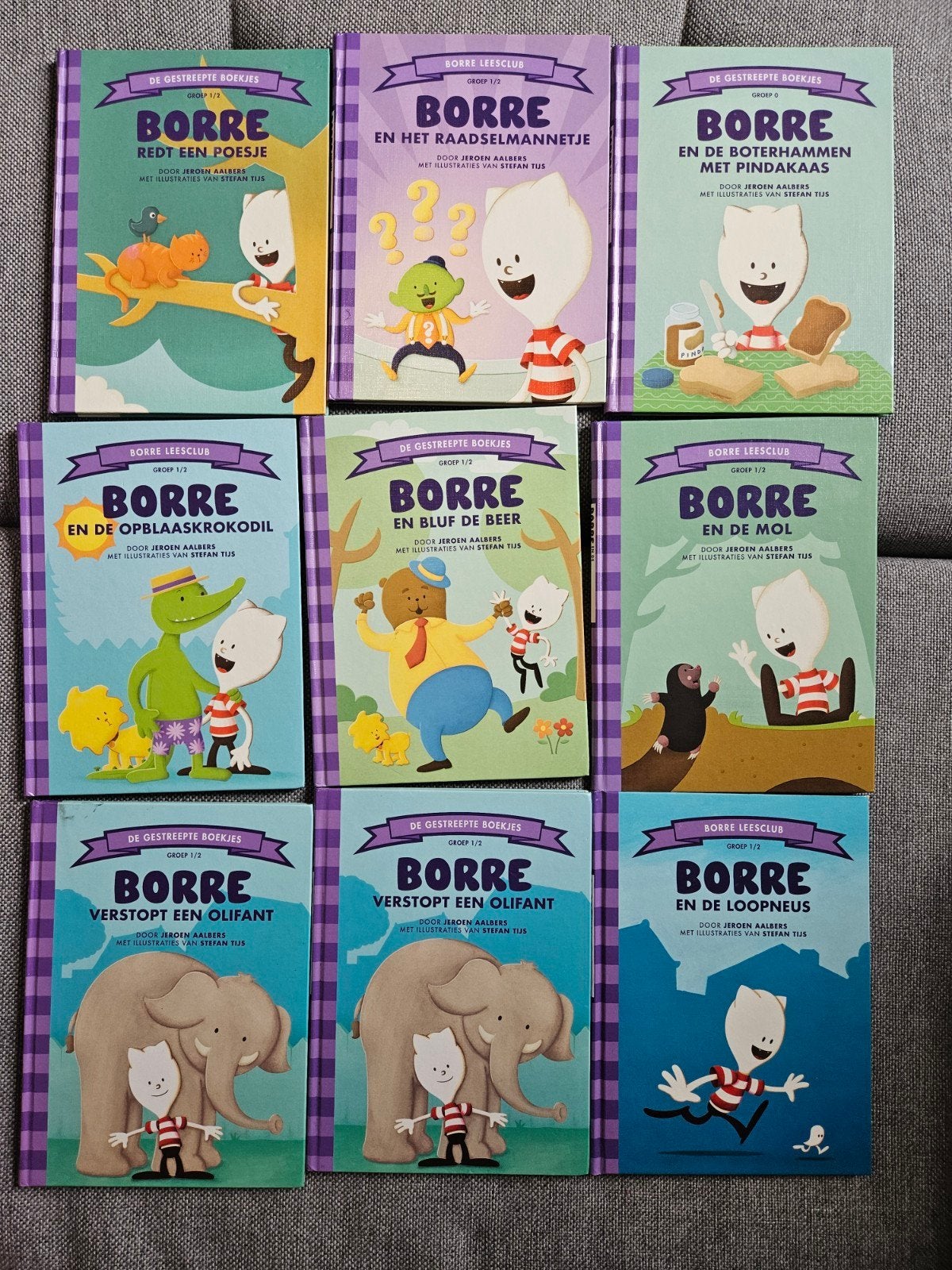 8x Borre, Boeken, Kinderboeken | Kleuters, Ophalen of Verzenden, Gelezen, Fictie algemeen