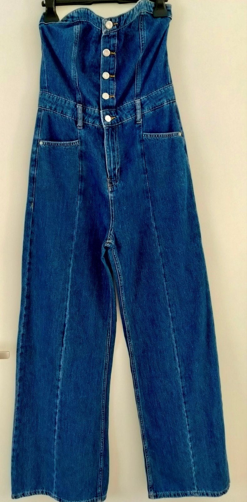 Denim jumpsuit, SEVEN SISTERS, blauw, S, Ophalen of Verzenden, Zo goed als nieuw, Maat 36 (S), Blauw