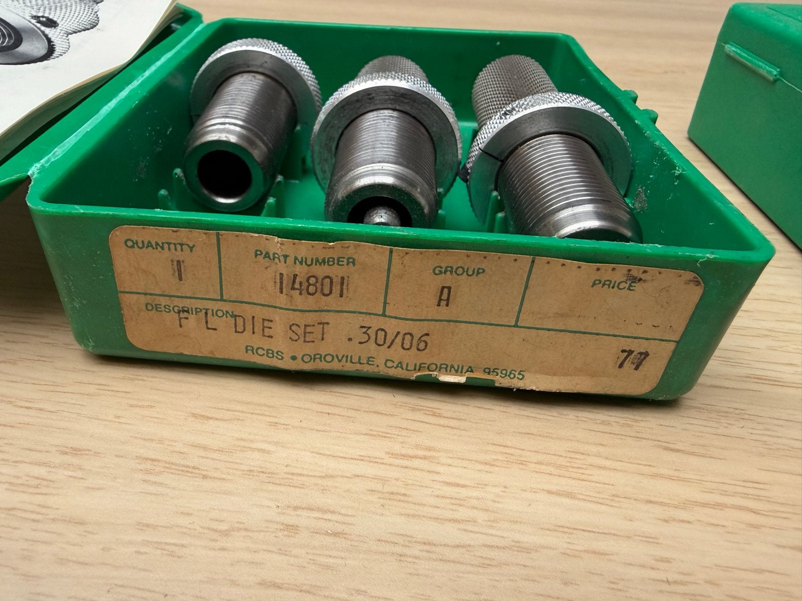 RCBS reloading dies die set 30.06, Ophalen of Verzenden, Zo goed als nieuw